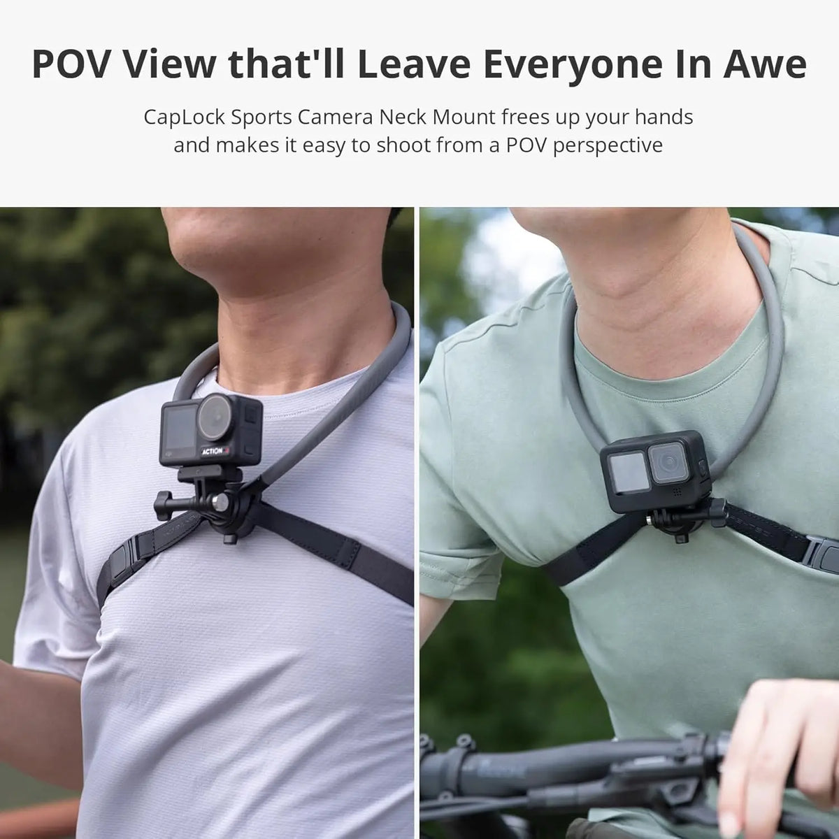 PGYTECH CapLock Neck Mount For GoPro And Action Cameras