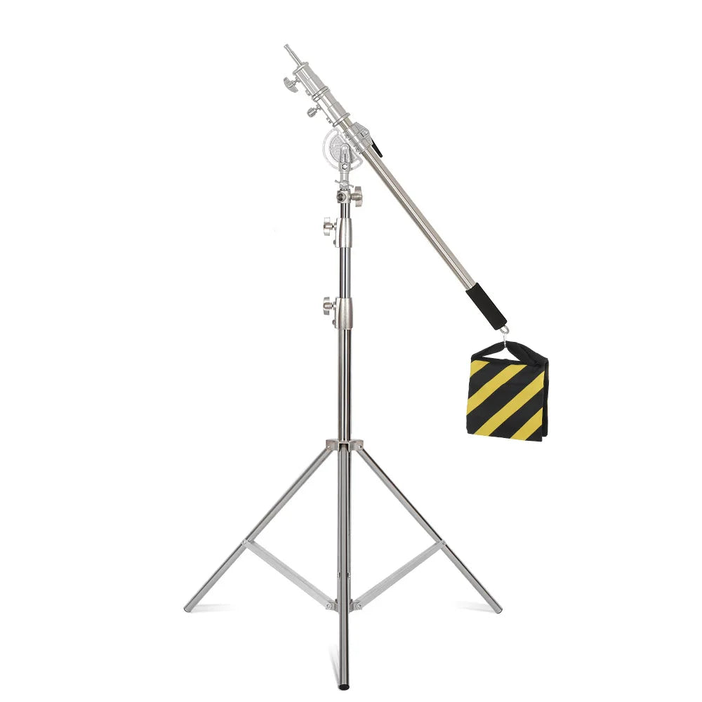 SH Stainless Steel Foldable Photography Lighting Stand Tripod