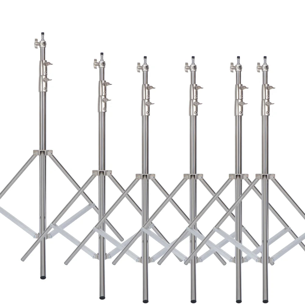 SH Stainless Steel Foldable Photography Lighting Stand Tripod