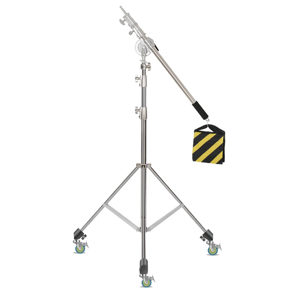 SH Stainless Steel Foldable Photography Lighting Stand Tripod