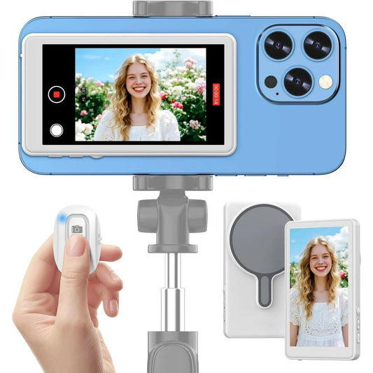 Wireless Smartphone Selfie Monitor For Rear Camera Vlogging