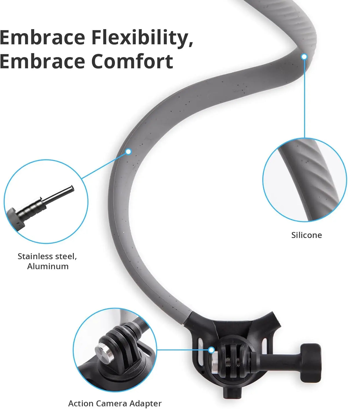 PGYTECH CapLock Neck Mount For GoPro And Action Cameras