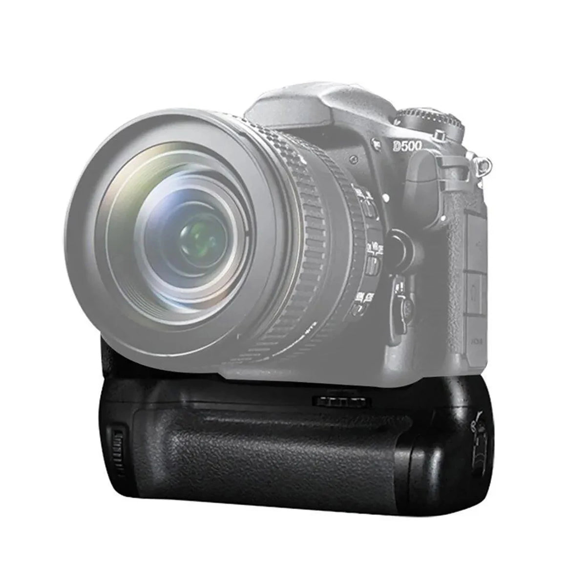 Vertical Battery Grip For Nikon D500 Camera With Shutter Control